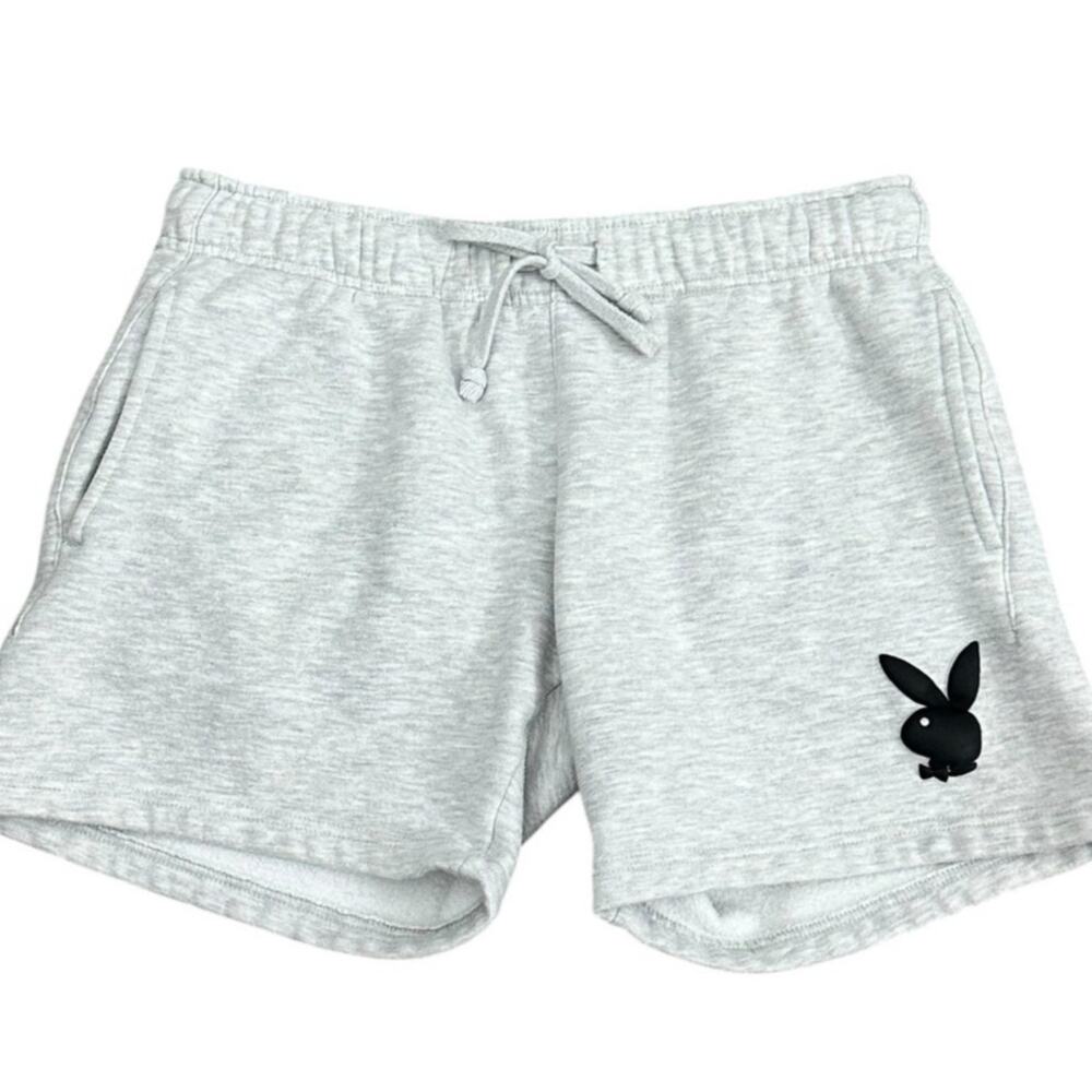 PLAYBOY BY PACSUN Gray Sweat Shorts Men's Small